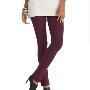 WHBM INSTANTLY SLIMMING CABERNET LEGGING